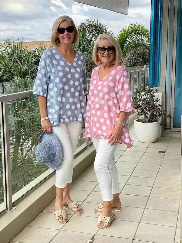 Fenella | Stylish V-Neck Blouse