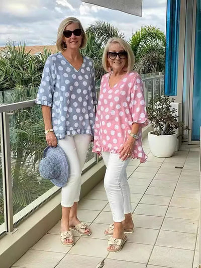 Fenella | Stylish V-Neck Blouse