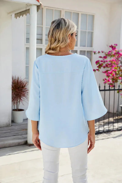 Aurethia | Stylish V-neck Blouse