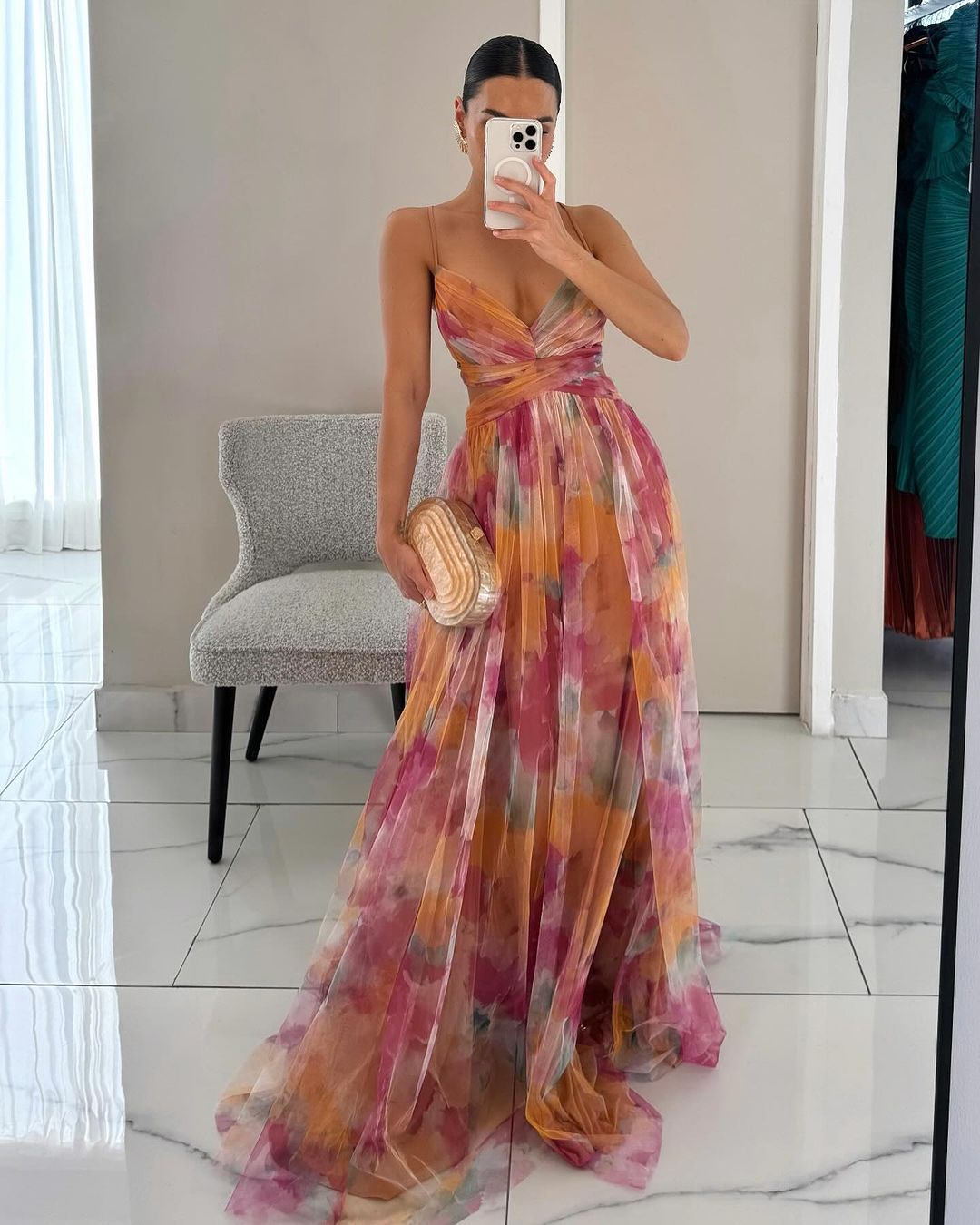 Rosie | Magnificent Floral Print Maxi Dress