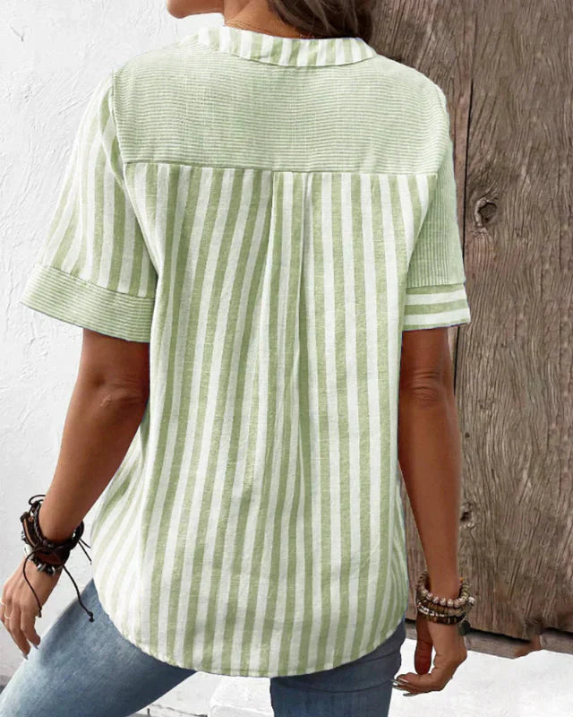 Cassindra | Classic Striped Top