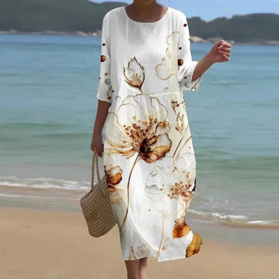 Calyxia | Elegant Tummy Covering Dress