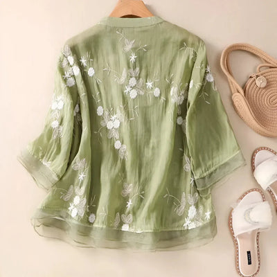 Laurienne™ | Embroidered blouse