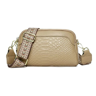 Mirellia | Elegant Charm Mini Crossbody Bag Croc Pattern