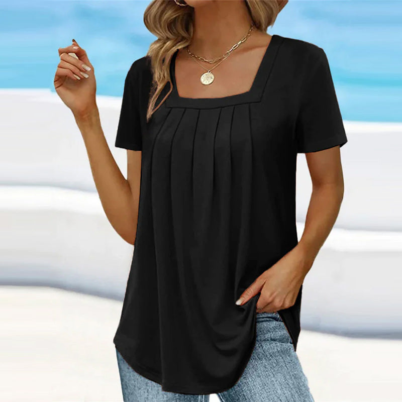Eireneva | Elegant Pleated Blouse