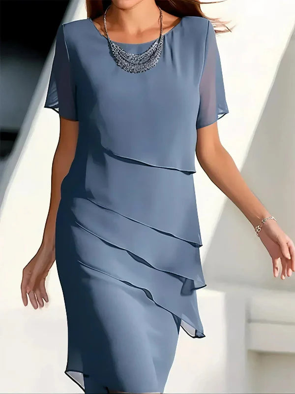 Diora | Elegant dress with belly coverage