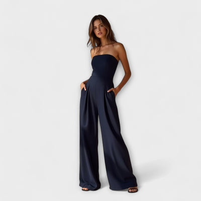 Amelia | Elegant Strapless Jumpsuit