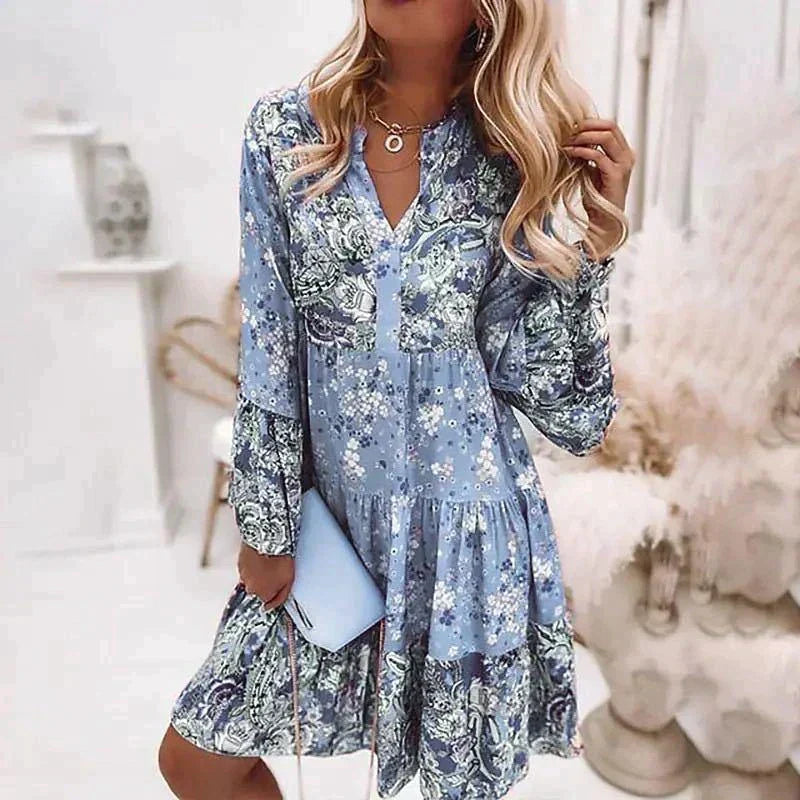 Lioren | Flower-patterned Dress