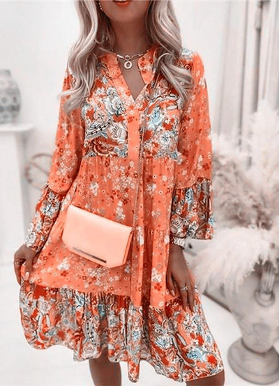 Lioren | Flower-patterned Dress