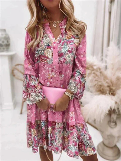 Lioren | Flower-patterned Dress