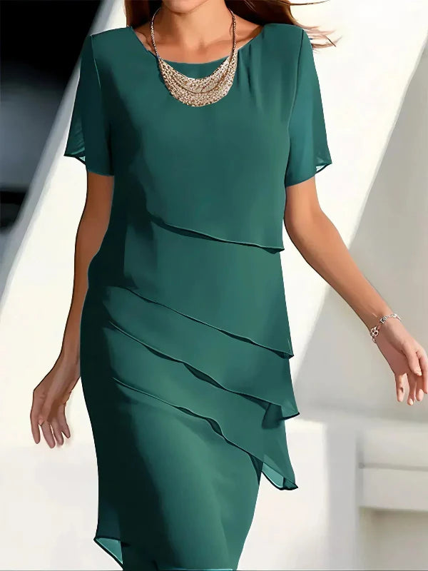 Diora | Elegant dress with belly coverage