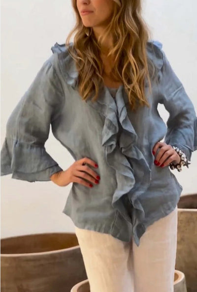 Elowis | Stylish Ruffled Blouse