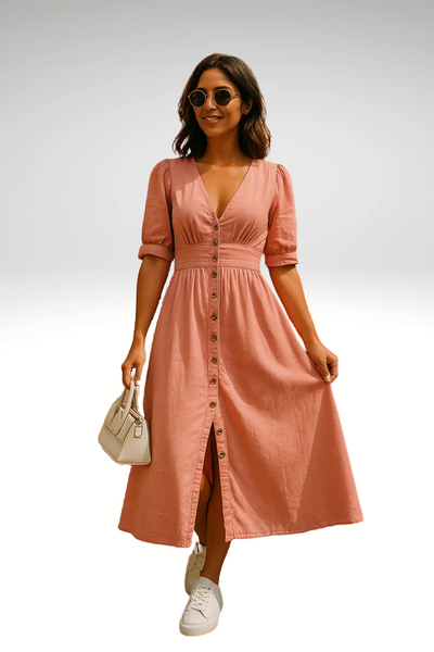 Anya | Elegant Denim Dress