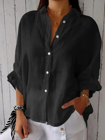 Zephara | Casual Tie-Back Shirt