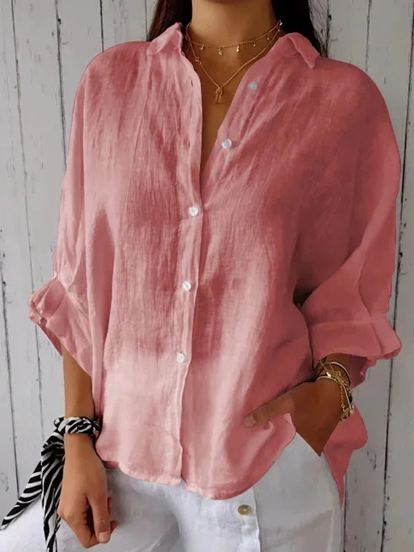 Zephara | Casual Tie-Back Shirt