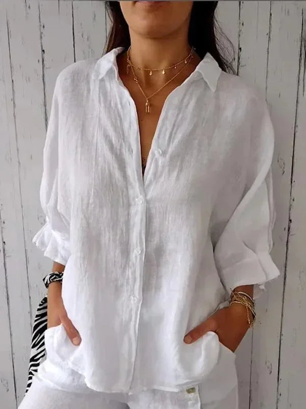 Zephara | Casual Tie-Back Shirt