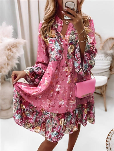 Lioren | Flower-patterned Dress