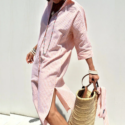 Belladonna | Striped Shirt Dress