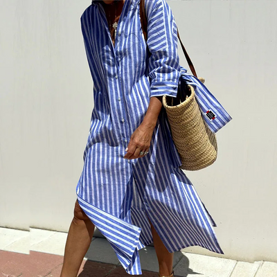 Belladonna | Striped Shirt Dress