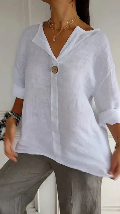 Ravienne | Minimalist Button Blouse