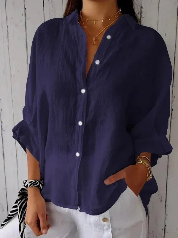 Zephara | Casual Tie-Back Shirt