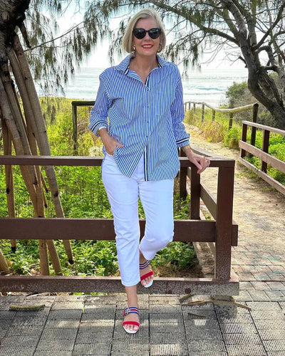 Ceryselle | Stylish Striped Shirt
