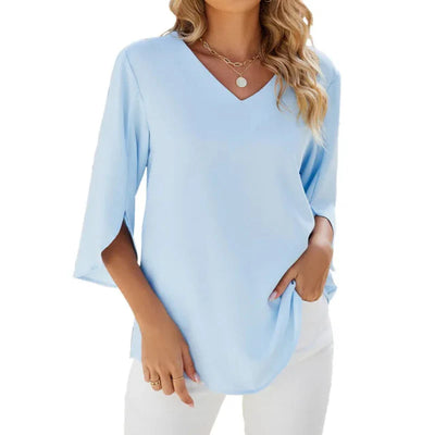 Aurethia | Stylish V-neck Blouse
