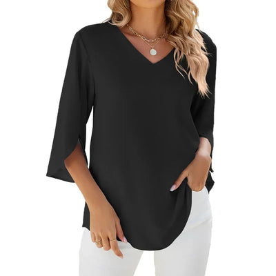 Aurethia | Stylish V-neck Blouse