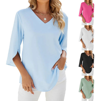 Aurethia | Stylish V-neck Blouse