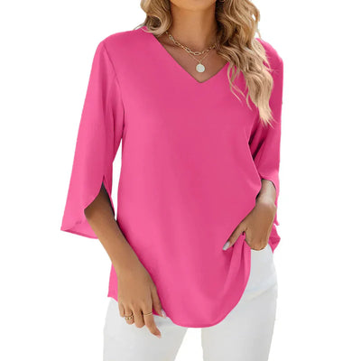 Aurethia | Stylish V-neck Blouse