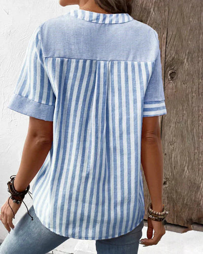 Cassindra | Classic Striped Top