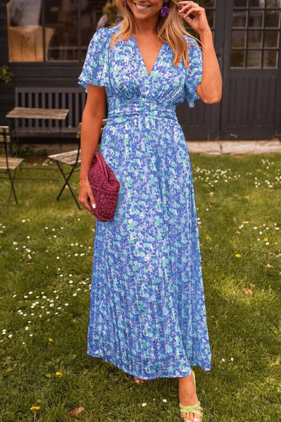 Sandra | Elegant Maxi Dress with V-Neckline