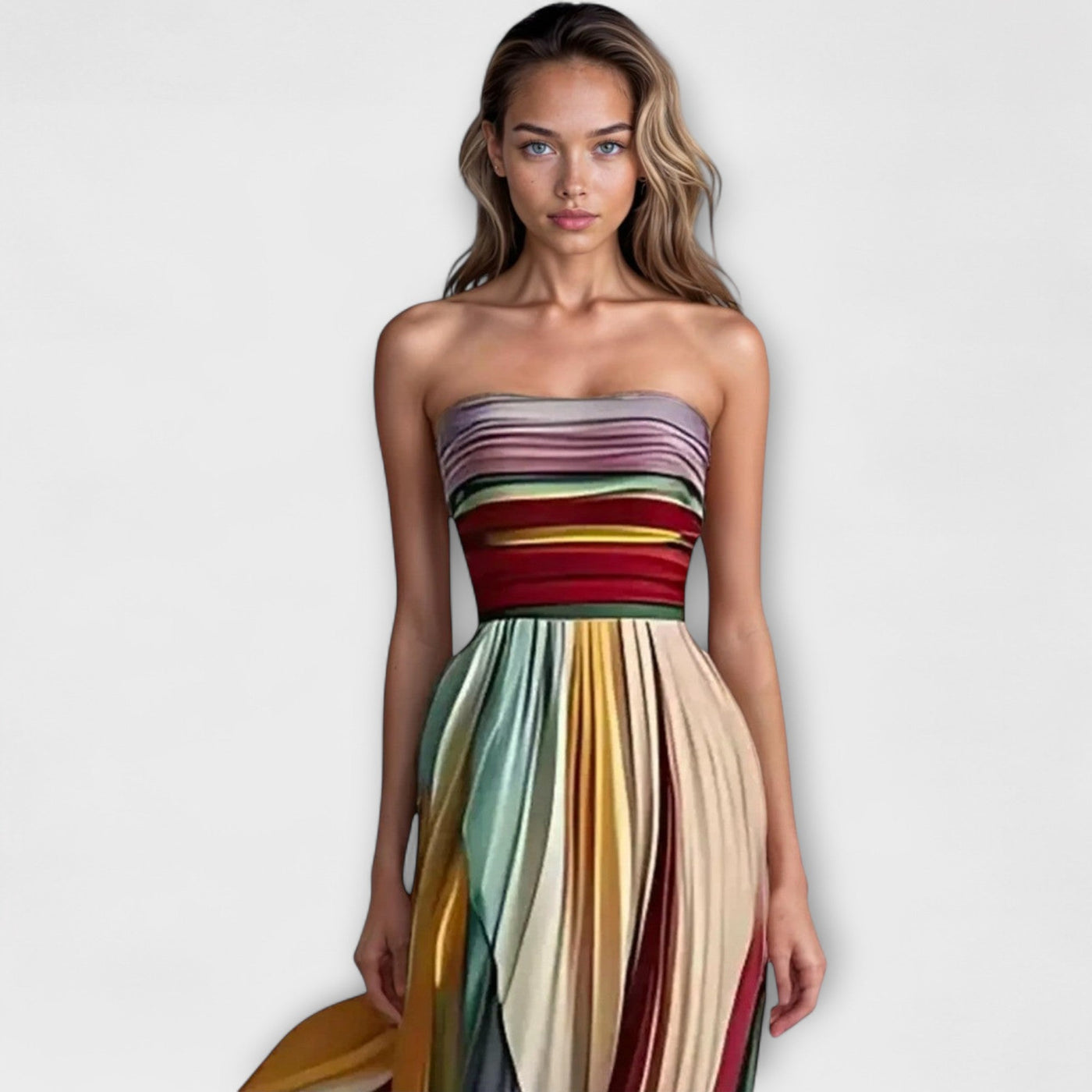 Flora | Colourful Sleeveless Dress